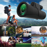 JBSZTH Telescopio monocular de 12 x 50 pulgadas de alta