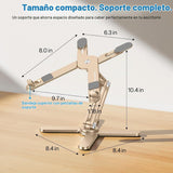 OMOTON LA10 - Soporte giratorio de 360° para computadora portátil,...