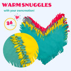 Ferberbears Kits de manualidades para niños de 8 a 12 años o adultos, para hacer colchas de nudo, de 62 x 50 pulgadas, manta grande de forro polar sin costura, lavable a máquina