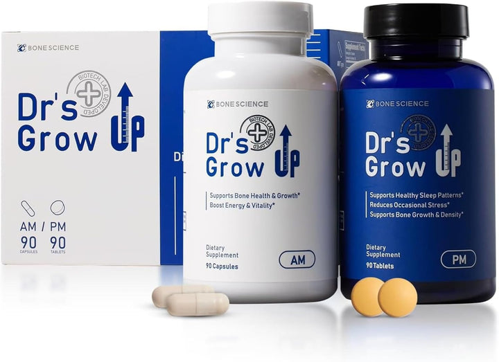 BONE SCIENCE Dr's Grow UP AM &amp; PM Hueso y crecimiento para...
