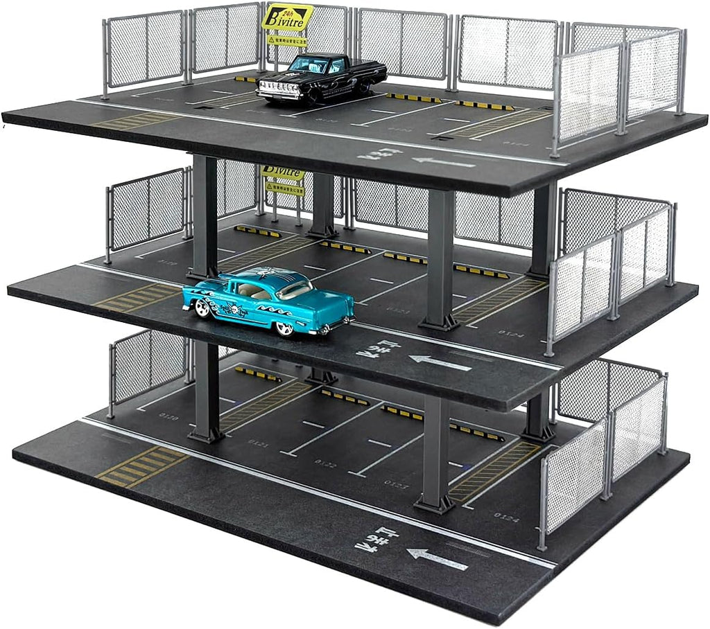 Organizador de vitrina de coche fundido a presión a escala 1/64 - Diorama