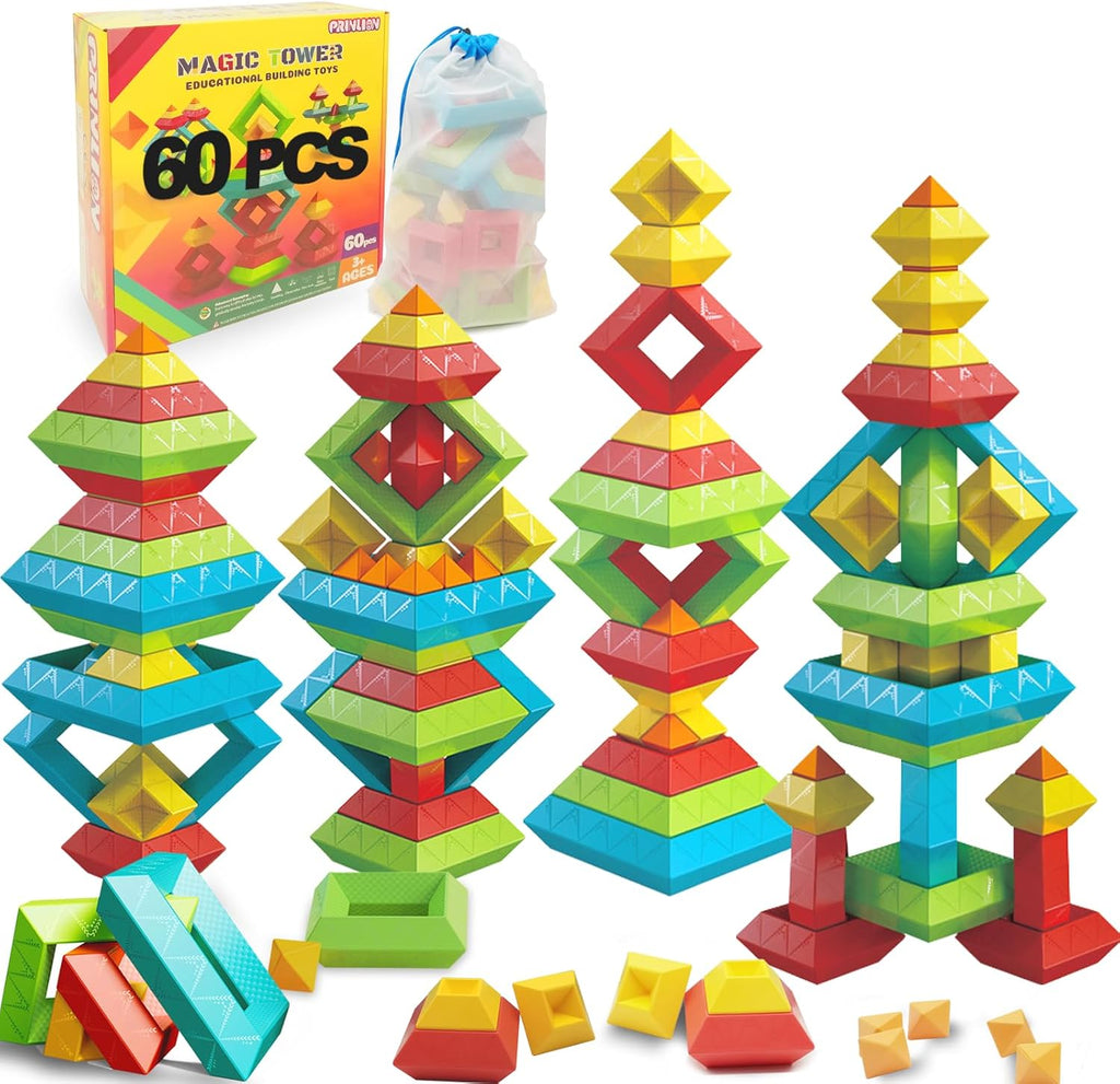 Juguetes de construcción apilables de bloques de construcción