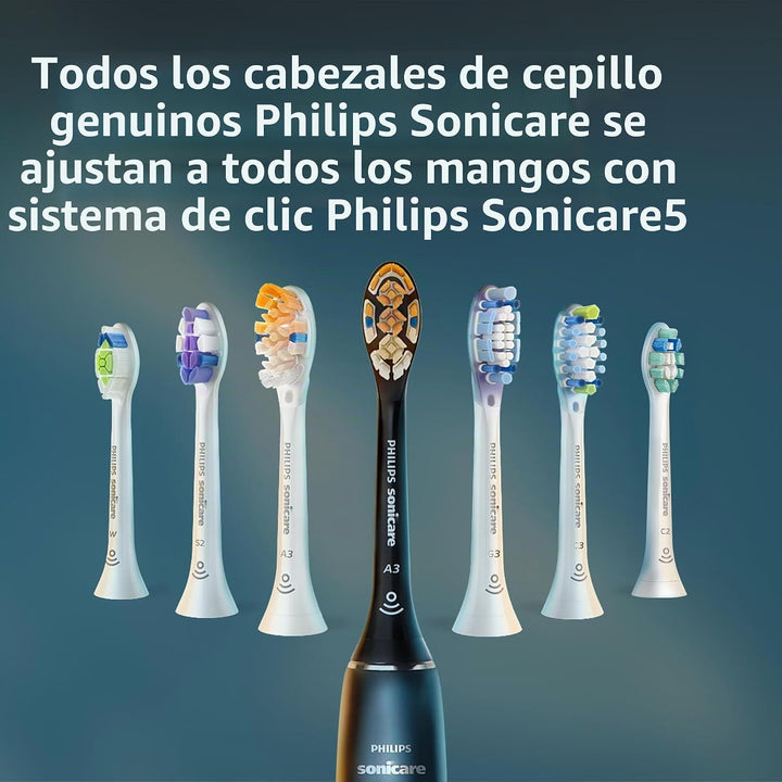 Philips Sonicare Cabezales de cepillo todo en uno A3, paquete de 4,...