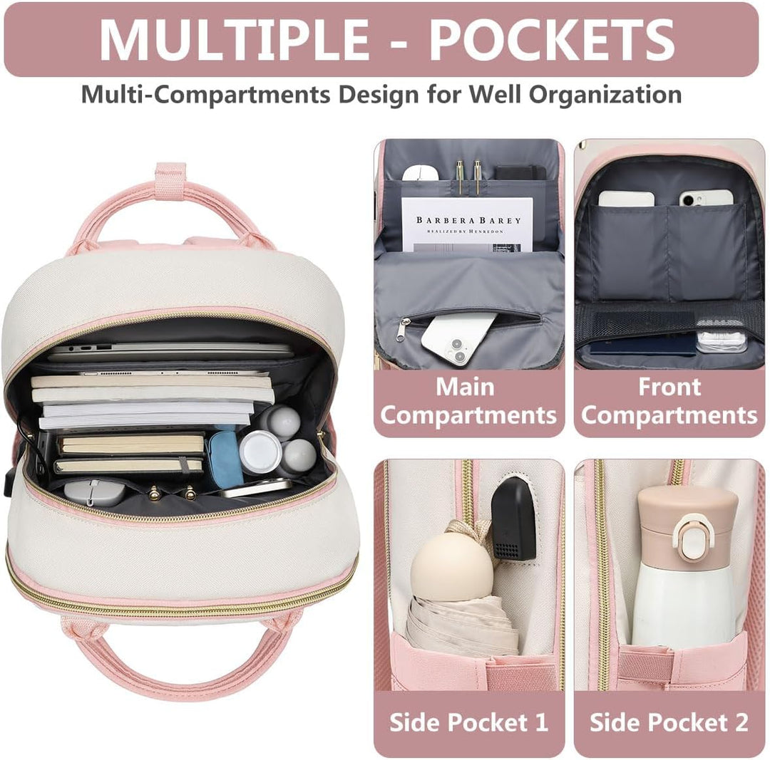 bagswan Mochila para Laptop para Mujeres Bolsa, 15,6 pulg.