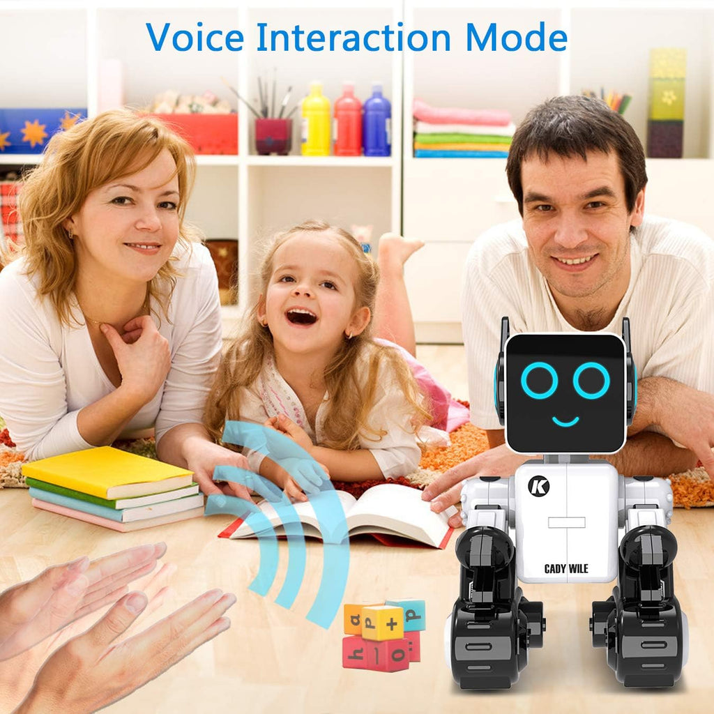 okk Robot de juguete para niños, robots RC inteligentes para niños con control táctil y de sonido, robótica inteligente programable, juguete robot con caminar, bailar, cantar, hablar