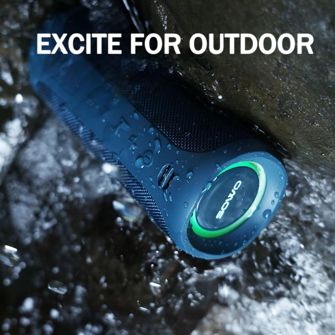 SOWO Altavoz Impermeable Bluetooth Inalámbrico - Altavoz Portátil P...