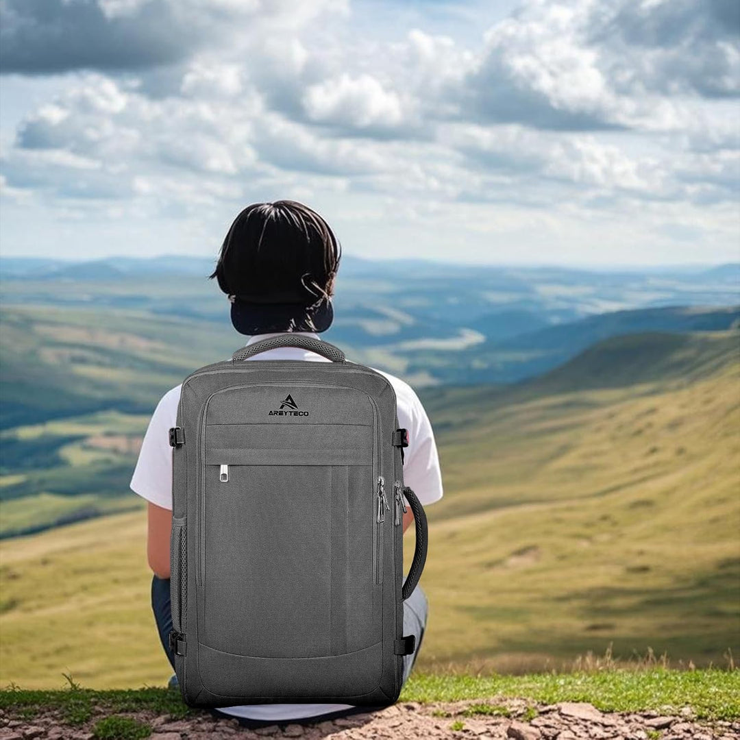 AREYTECO Mochila de viaje para laptop de 60 L para hombres, mochila...