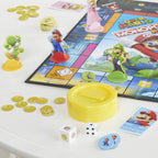 Juego de mesa Monopoly Junior Edición Super Mario, Diversión para niños de 5 años en adelante, Explora el Reino de los Hongos como Mario, Peach, Yoshi o Luigi (Exclusivo de Amazon)
