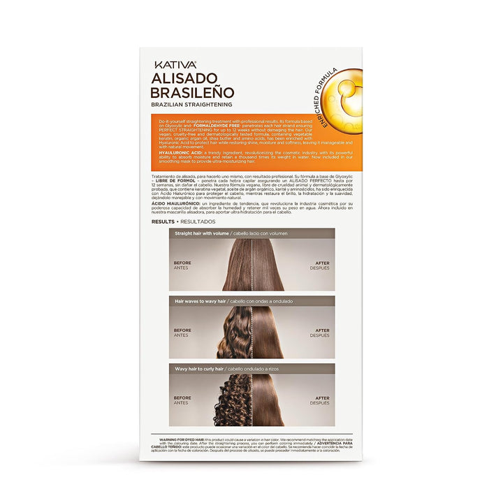 KATIVA Kit de tratamiento de queratina brasileña \u2013 Alisado de...