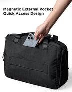 ALPAKA Bravo Brief - Portafolio para laptop de 16 pulgadas, bolsa de hombro de negocios con protección contra la intemperie, bolsa de mensajero para hombres para trabajo y viajes