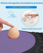 Alfombrilla ergonómica para mouse con reposamuñecas de espuma viscoelástica