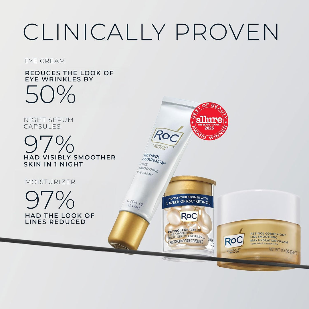 RoC Clinical Mini Retinol Kit de rutina para el cuidado de la piel...