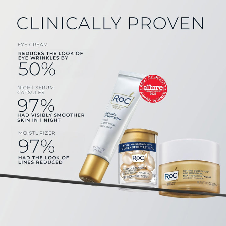 RoC Clinical Mini Retinol Kit de rutina para el cuidado de la piel...