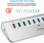 intpw, YH6S, hub USB, alimentado