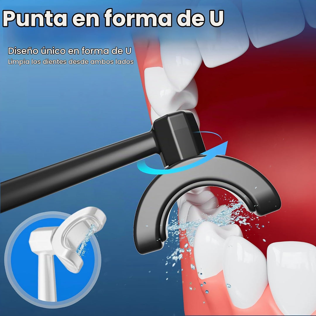 Irrigador dental inalámbrico para dientes, hilo dental en forma de...