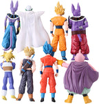 Juego de figuras de acción de superhéroes de anime, figuras de guer...
