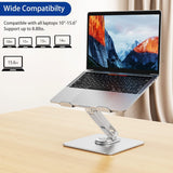 BESIGN LSX7 - Soporte para laptop con base giratoria de 360 grados,...