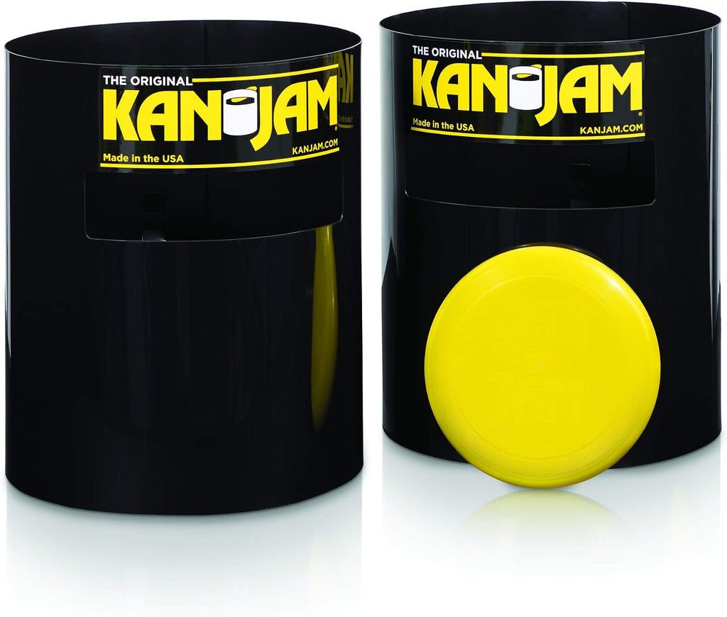 Kan Jam Juego de lanzamiento de discos - Juego al aire libre fabricado en los Estados Unidos para el patio, playa, parque, plataformas traseras - Edición Original, Illuminate, Pro, Edición de viaje y