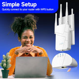 2026 WiFi Extender Signal Booster for Home, 15000sq.ft Wireless Int...