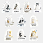 52TOYS Ghody - Caja ciega Behold My Cat, juego completo de 9 piezas coleccionables de juguetes Kawaii, figuras de acción de regalo creativo, decoración de habitación, decoración de escritorio de 1.85