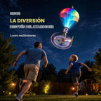 Lanzacohetes para niños con LED, juguetes de cohetes recargables para niños