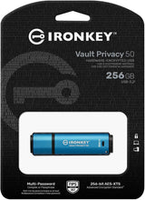 Kingston IronKey Vault Privacy 50 256GB USB cifrado | FIPS 197 | AE...