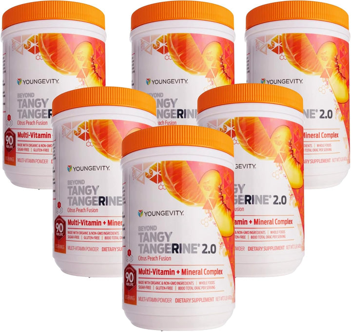 Youngevity Beyond Tangy Tangerine 2.0 Citrus Peach Fusion Complejo...