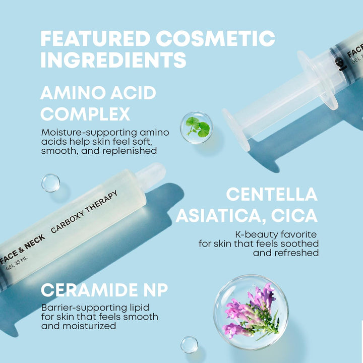 Name Skin Care Coreano Carboxy CO2 Terapia facial y cuello Juego de...