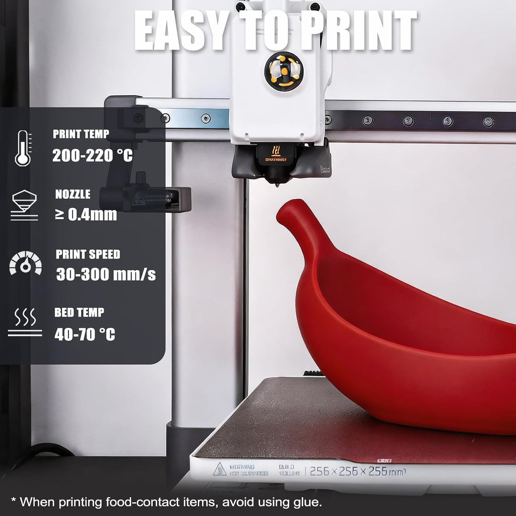 OVV3D Filamento PLA de grado alimenticio de 0.069 pulgadas (0.069 i...