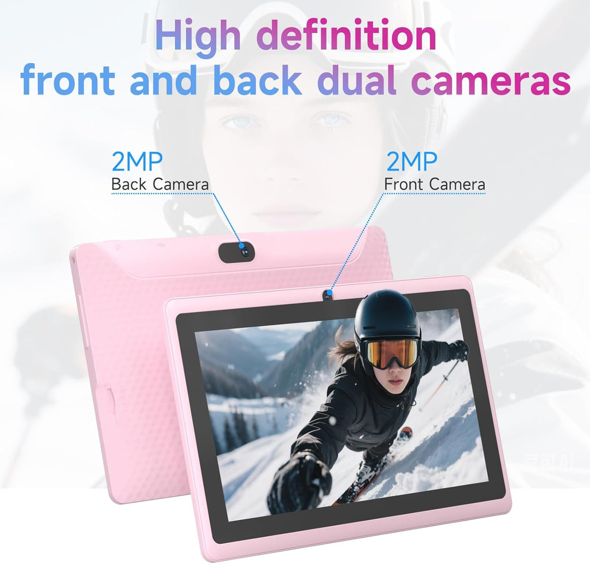 HOTTABLET Tablet Android 14.0 de 7 pulgadas con funda protectora, 8...