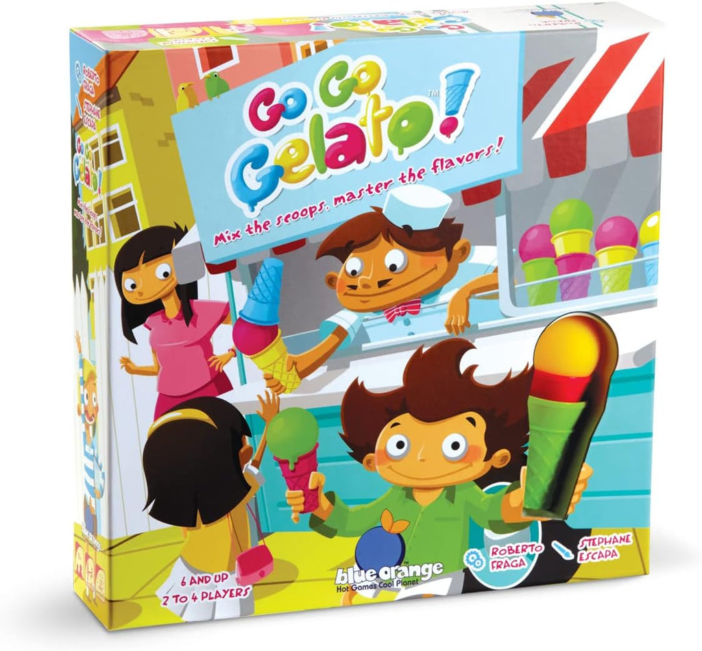 BLUE ORANGE GAMES Juego de carreras de lógica Go Gelato para niños