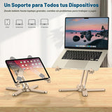 OMOTON LA10 - Soporte giratorio de 360° para computadora portátil,...