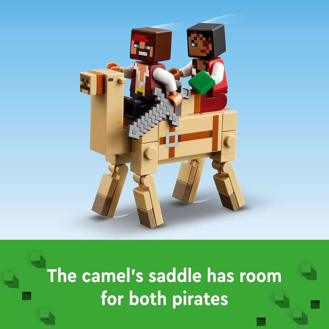 LEGO Minecraft The Pirate Ship Voyage juego de juguete de