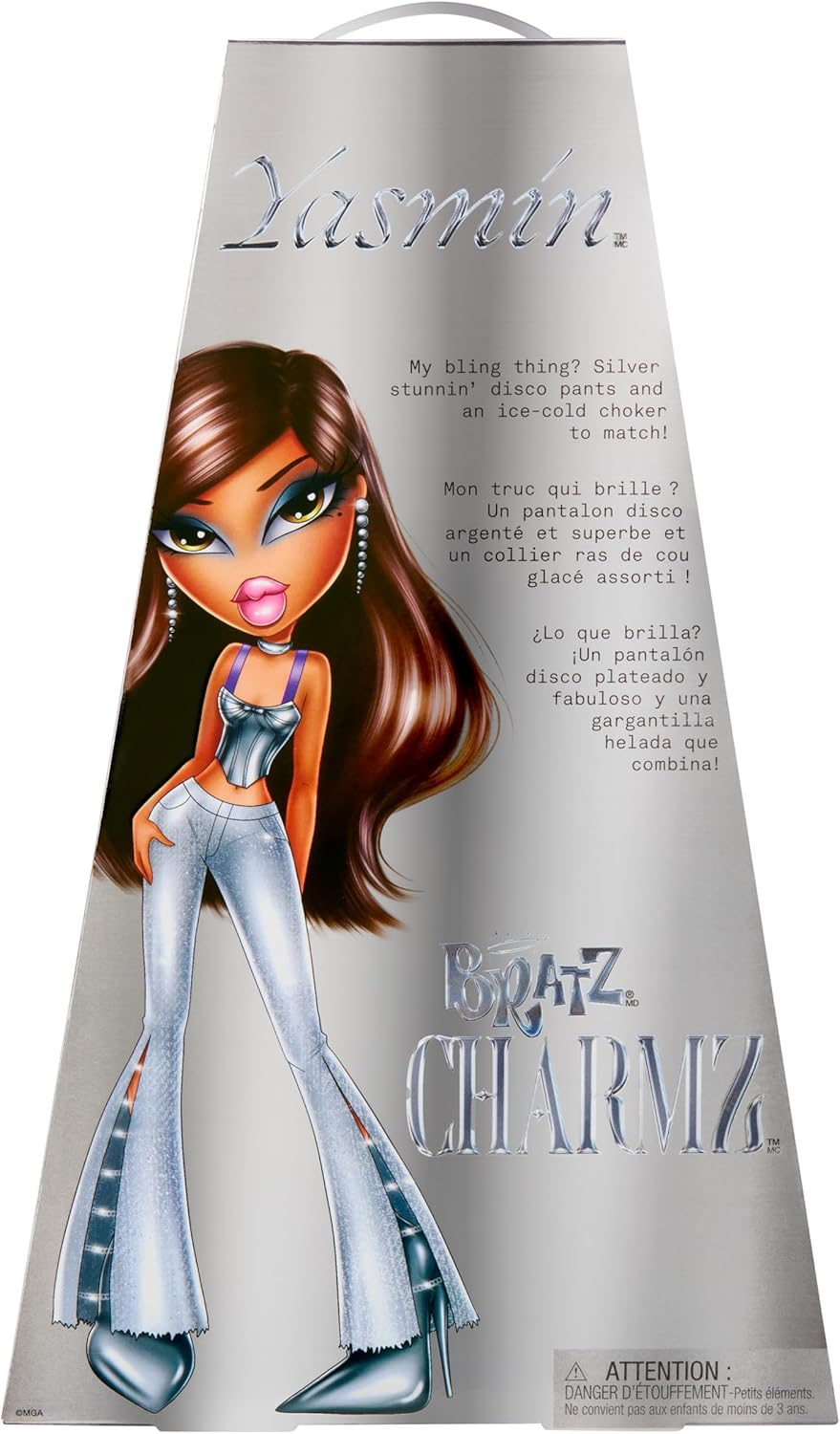 Bratz Charmz Yasmin Muñeca de moda con pulsera de encanto