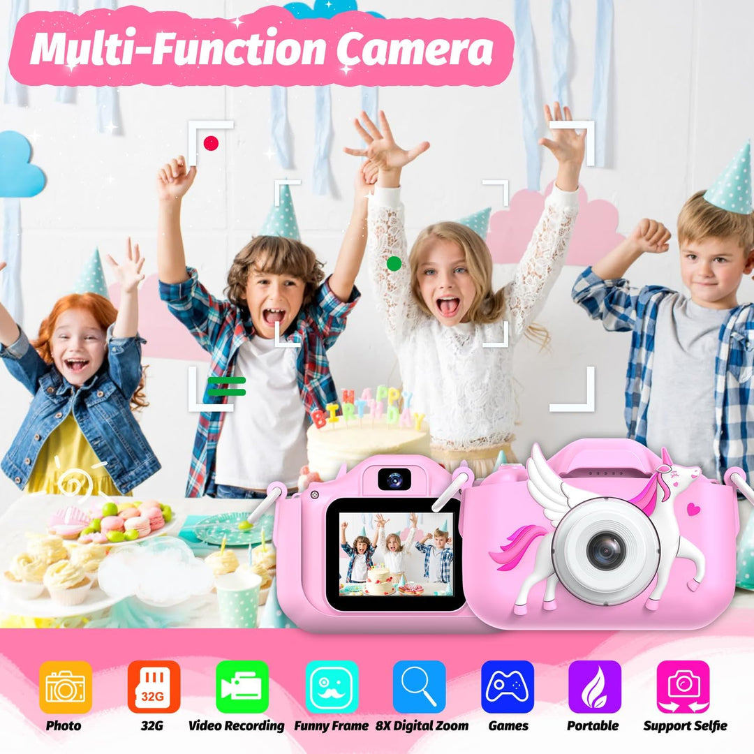 Goopow - Juguetes de cámara selfie para niños y niñas de 3 a 9 años...