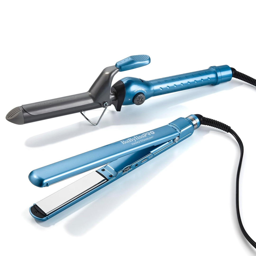 BaBylissPRO 1" Ultra Thin Flat Iron, Hair Straightener, Shorter...