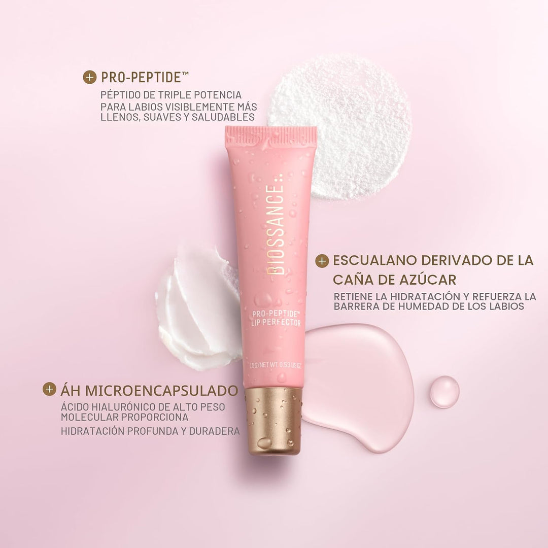 Biossance Pro-Peptide Lip Perfector \u2013 Bálsamo labial vegano Tr...