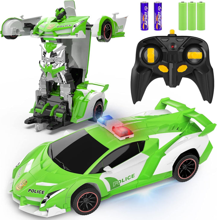 FDJ Coche de Control Remoto - Transform RC Cars, Coche RC de Derrap...