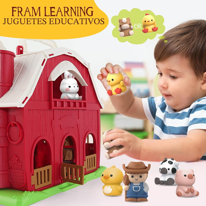 AuroTops Juguetes para niños y niñas de 1, 2 y 3 años, juego de gra...