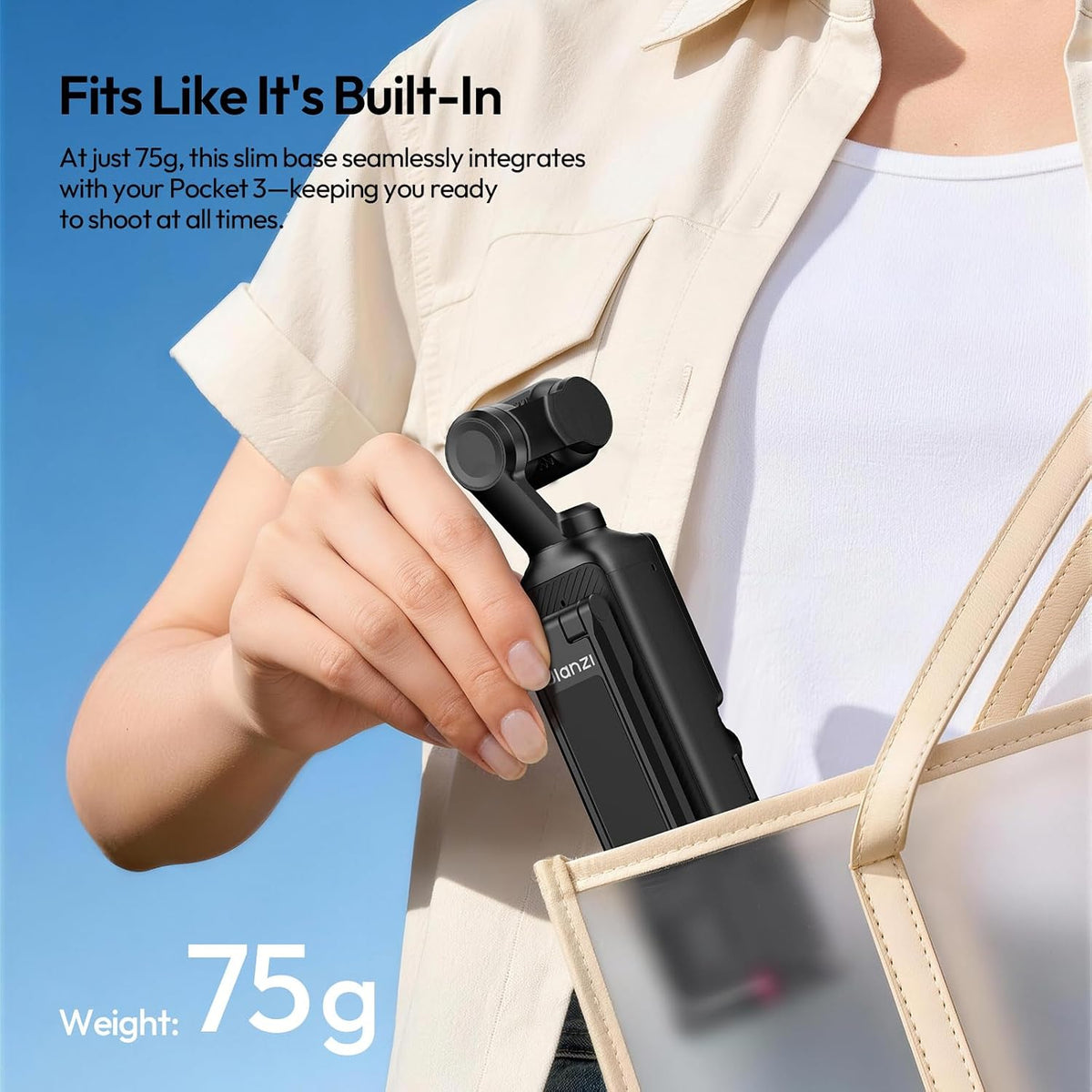 ULANZI Trípode para cámara MA66 compatible con DJI OSMO Pocket 3/Pocket 4/4