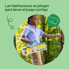 Melissa & Doug Cheery Lane - Casa de juegos modular y figuras, juego de