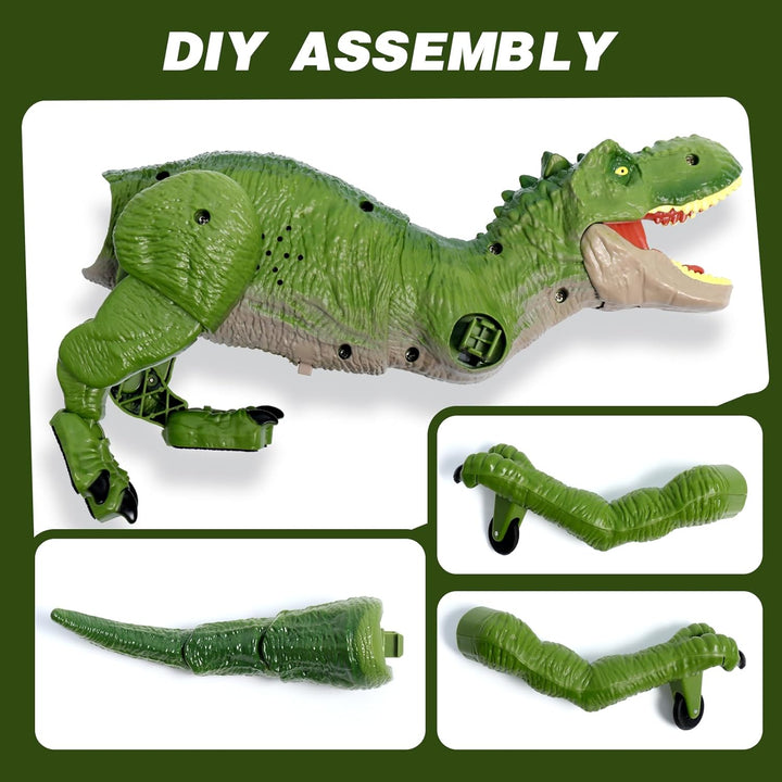 Sunrad Juguetes de dinosaurio a control remoto para niños de 3-5, 4...