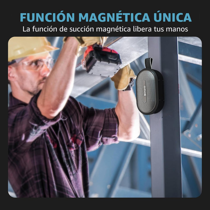 SOWO Altavoz Pequeño Portátil Inalámbrico, Altavoz Ultra Magnético...