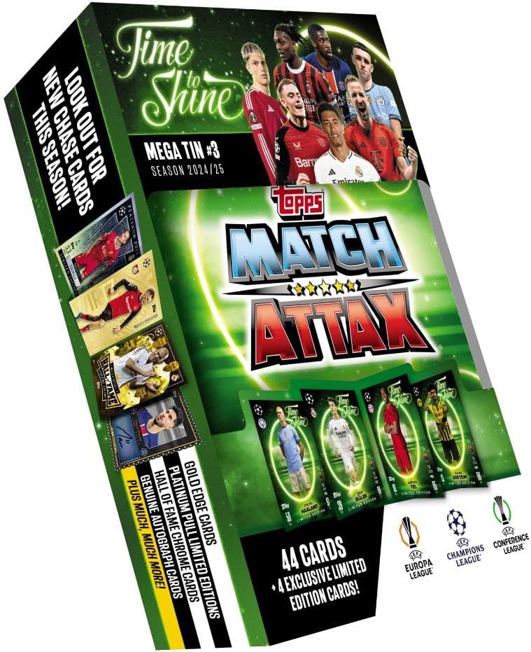 Topps Match Attax 24/25 - Mega lata aleatoria - Contiene