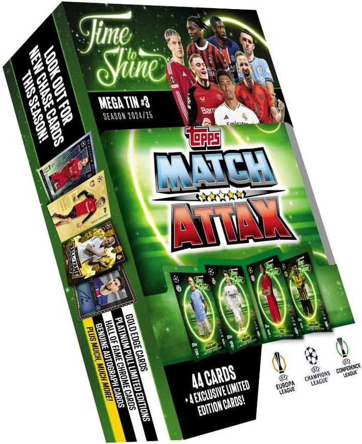 Topps Match Attax 24/25 - Mega lata aleatoria - Contiene