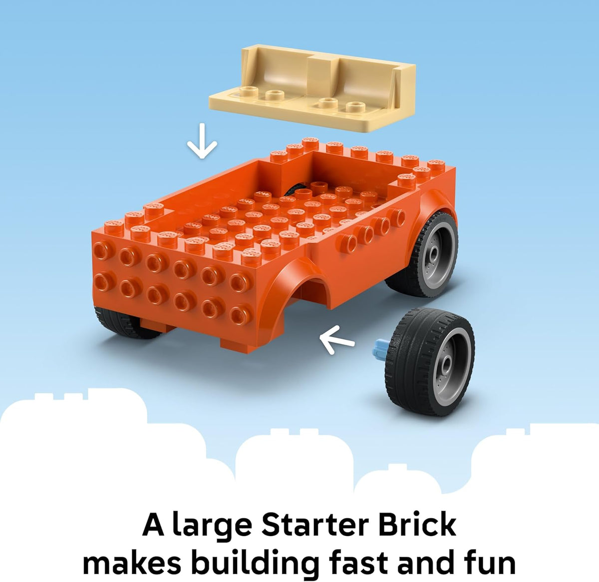 LEGO Bluey Blueys Beach Family Car Trip - Juguete de