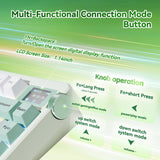 Aula Nova75 - Teclado mecánico cremoso para juegos de 8000 mAh, dis...