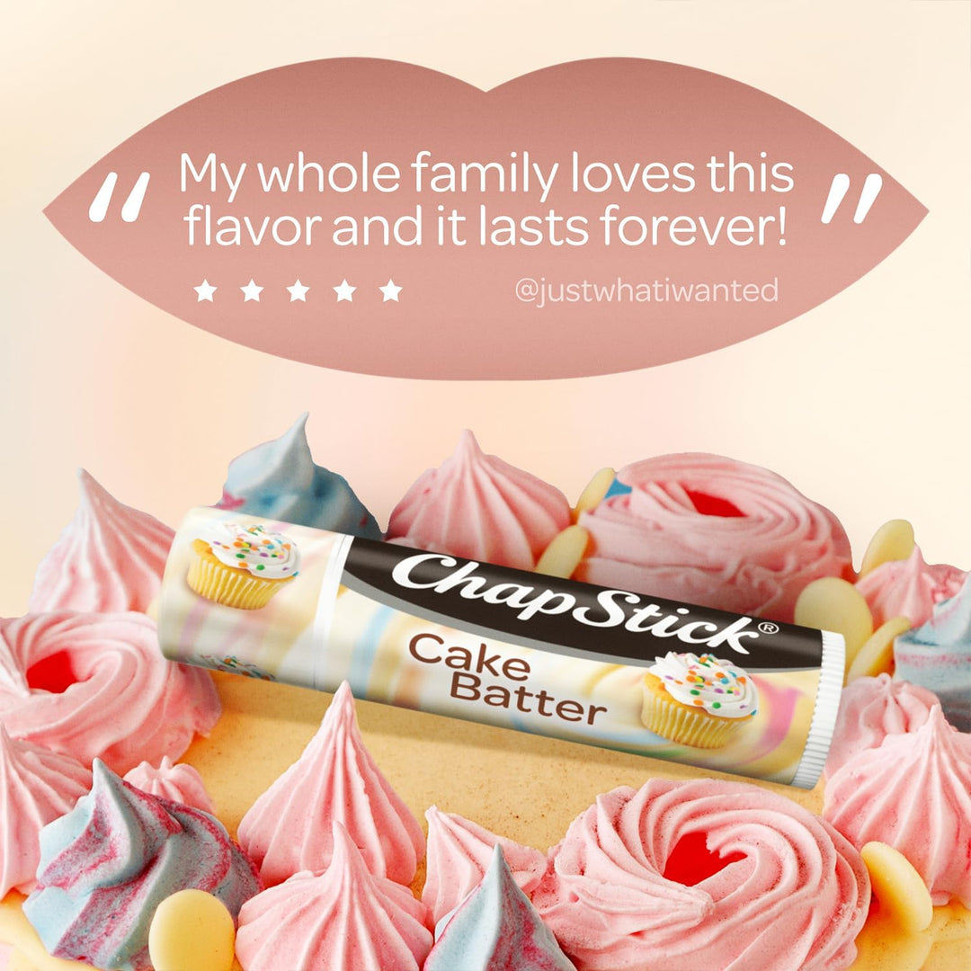 ChapStick Edición Limitada Cake Batter (masa de pastel), paquete de...