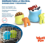 Dispensador interactivo de golosinas para perros West Paw, con diseño Toppl de Zogoflex®, L