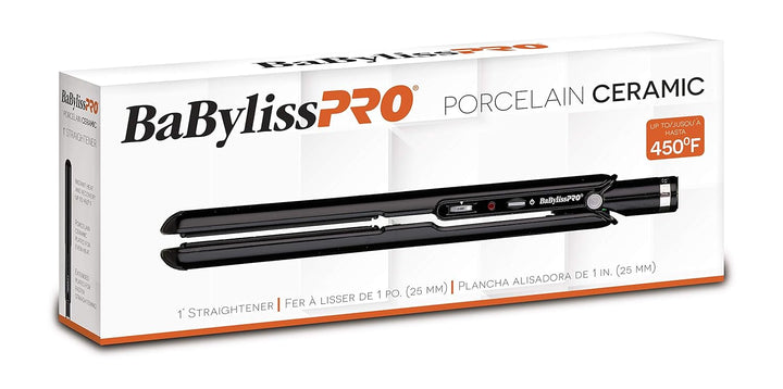 BaBylissPRO Porcelain Flat Iron Hair Straightener, Hair Straightene...